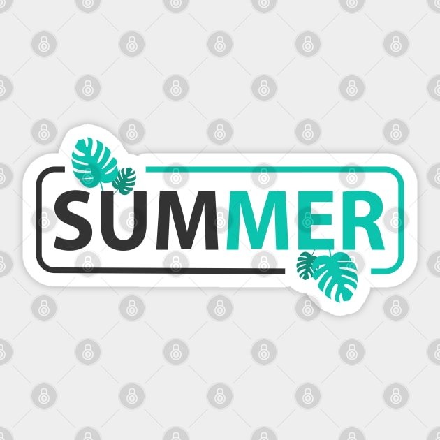 Summer Day Sticker by dewarafoni